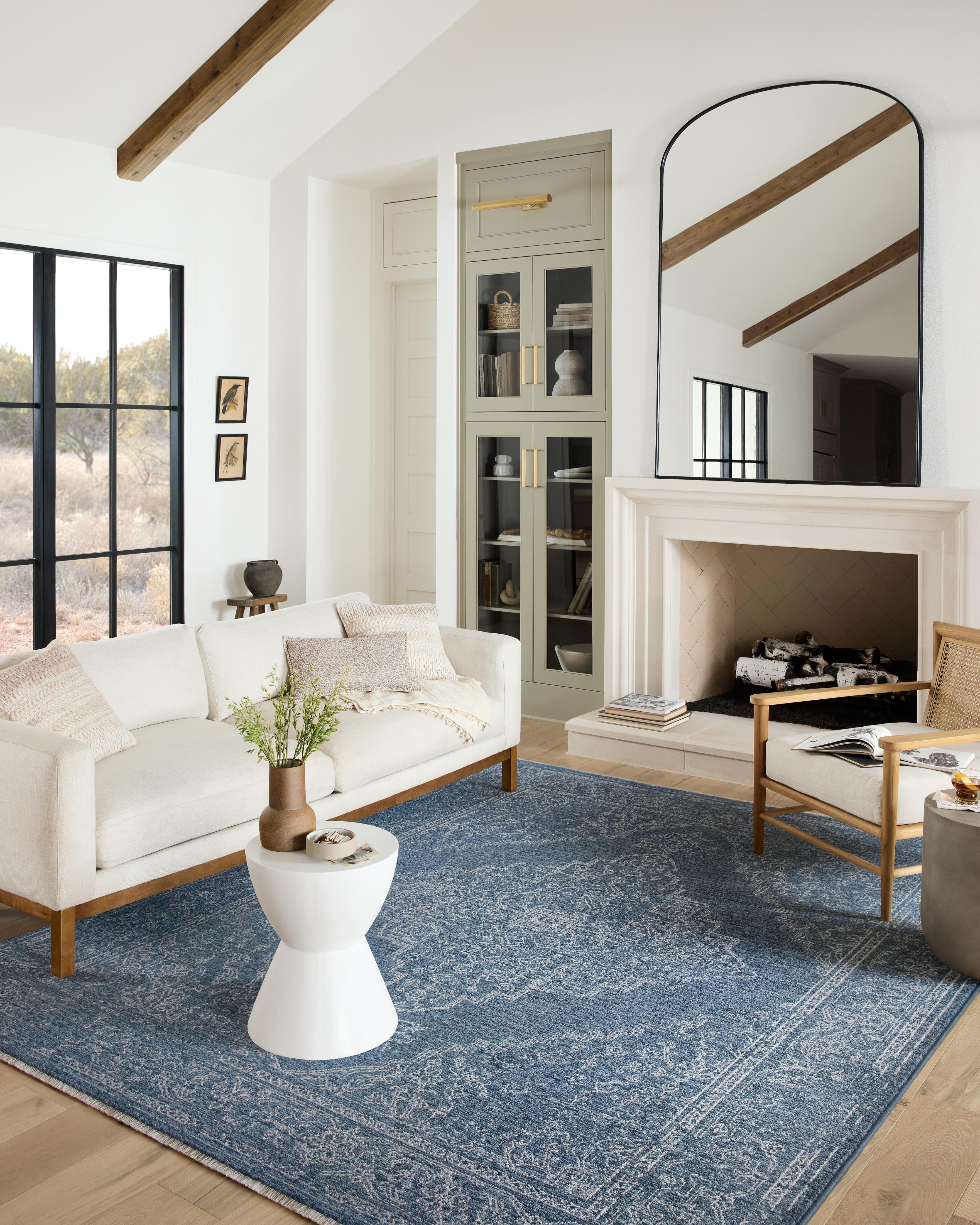 Loloi Vance Denim / Dove 2'-3" x 3'-10" Accent Rug