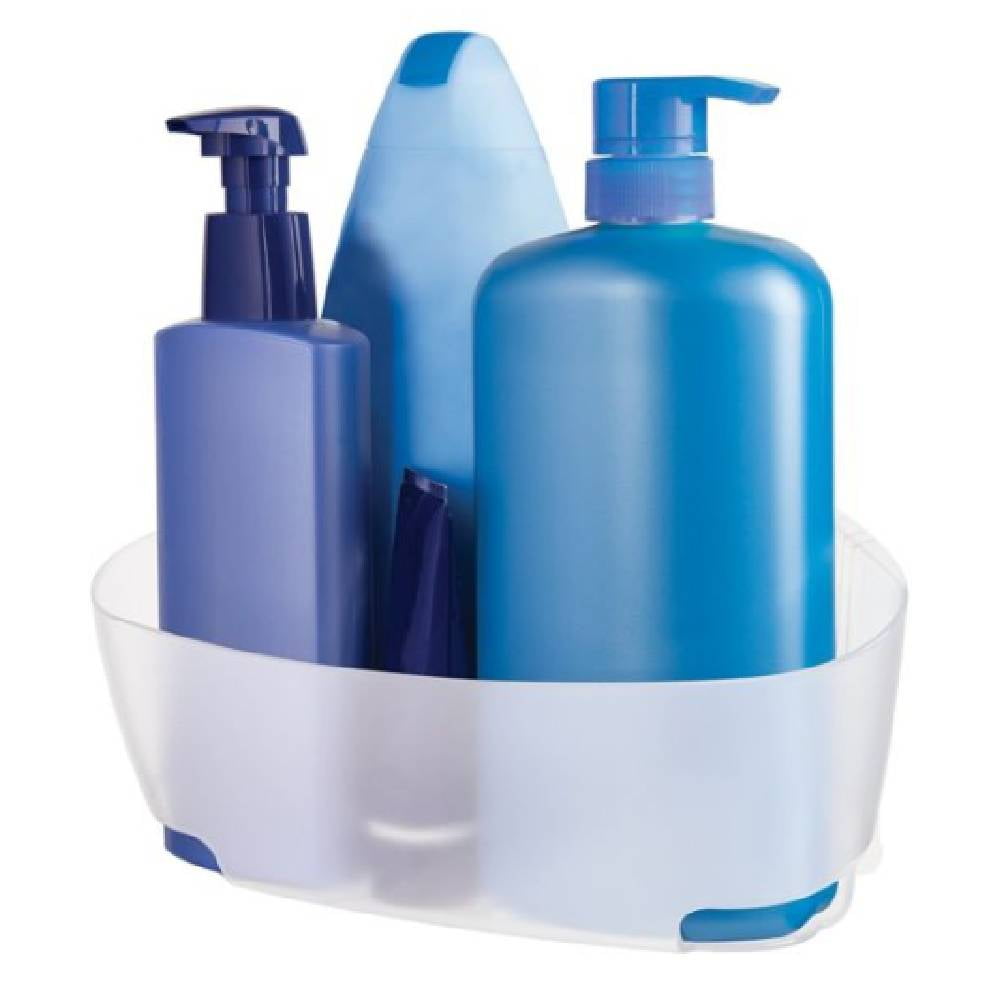 3M Command Bath Corner Caddy Organizer Holds Wet Humid Plastic Frosted,  3-Pack 