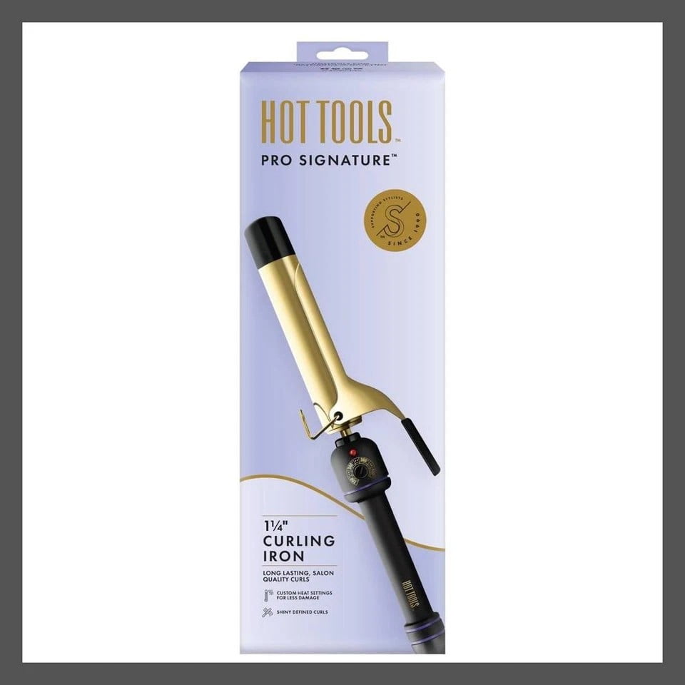 Hot Tools Signature Series Gold Curling Iron/Wand - 1.5"
