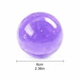 thumbnail image 2 of Transparent Coconut Oil Squishy Stress Ball, Slow Rising Clear Squeeze Fidget Toy, Anxiety Relief Sensory Toy for Party Favors Purple#1, 2 of 6