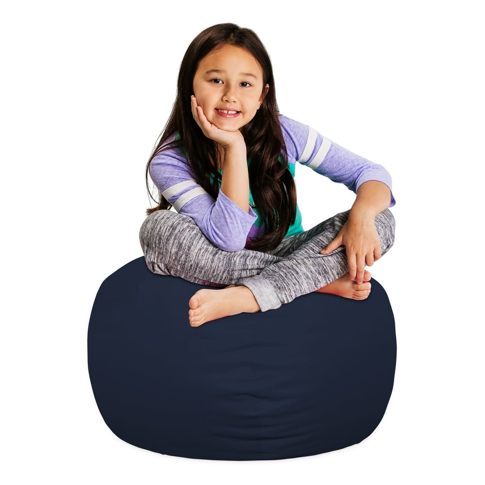 Posh Creations Bean Bag Chair for Kids, Multiple Sizes and Colors