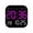 Purple#5, variant on Summer Savings! Gspmoly Multifunctional Clock Led Electronic Clock Living Room Fresh Wall Clock Can Be Hung or Stand Use Clock Summer Savings