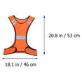 thumbnail image 5 of Supvox Reflective Running Vest for Women Orange High Visibility Safety Equipment 1Pack, 5 of 8