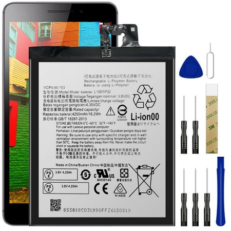 Replacement Battery L15D1P32 For Lenovo Phab PB1-750M Tool