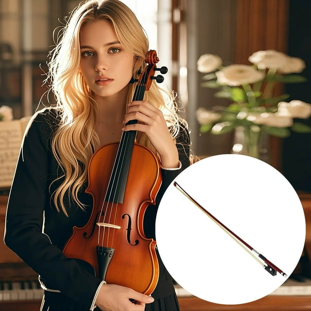 Creatine 4/4 Basimu Violin Bow Performance Durable Violin Bow Instrument Portable Learning Practice Bow