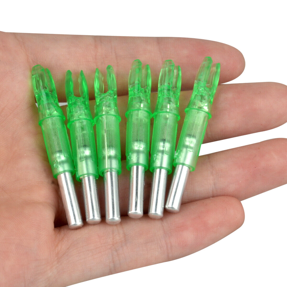 LED Lighted Nocks Archery Arrow Shooting Hunting 6.2mm Nocks Tail Set
