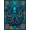 Navy Blue Teal, Pattern 2, variant on ODIKA Navy Nautical Animals Cephalopod Eight Tentacle Swirl for Dining Room, Under Table, Office, Non-Slip Chair-Friendly Floor