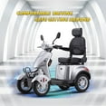 thumbnail image 4 of QEASET Heavy Duty 4-Wheel Mobility Scooters,800W All Terrain Electric Recreational Scooter,31 Miles Long Travel Range, 4 of 6