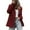 Red, variant on Siilsaa Womens Blazer Women's Long Sleeve Formal Notch Lapel Button Down Blazer Pockets Jacket A,M