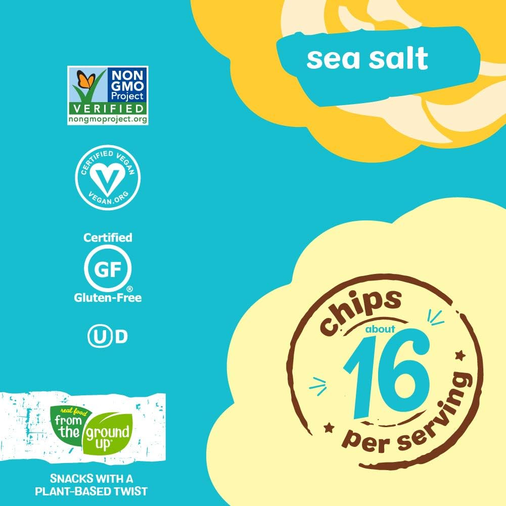 From the Ground Up Sea Salt Cauliflower Potato Chips, 3.5 OZ (Pack - 6)
