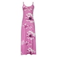 thumbnail image 4 of Lenago Robes Grande Taille pour Femmes 2023 Invité de Mariage Femmes Été Décontracté Imprimé Floral Amincissant Robe Longue de Soirée Robes de Plage en Solde, 4 of 8