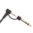 thumbnail image 4 of Cable en espiral de audio estéreo de 3,5 mm L Jack Cable de distribución de auriculares Cable de micrófono Conector de auriculares Línea de adaptador negro Sunnimix Cable de audio de repuesto, 4 of 10