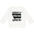 thumbnail image 2 of Inktastic Montana Someone Loves Me Toddler Sweatshirt, 2 of 4