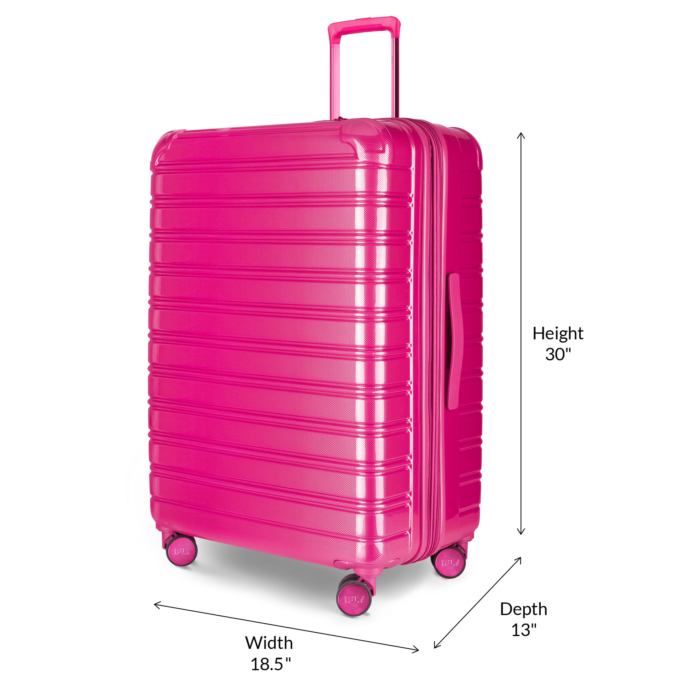 iFLY Fibertech 3.0 3-Piece Expandable Hardside Luggage Set photo 5
