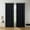 Black, variant on THD Grace Velvet Premium Soft Grommet Window Treatment Curtain Drapery Panels - Set of 2 Panels