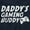 Navy, variant on Cute Daddy's Gaming Buddy Gamer Dad Romper Boys or Girls Infant Baby Brisco Brands 12M