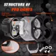 thumbnail image 3 of Par Faros De Lupa Bicolor Spot Luz Antiniebla Para Auto Moto, 3 of 7