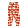 thumbnail image 4 of Xecao Tomatoes And Chili Women's Straight Lounge Pajama Pants: The Epitome of Relaxed Sleepwear, 4 of 9