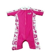 Banz BZ14-S1-RP-000 Baby Swimsuit, Pink Floral - Size 000