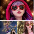 thumbnail image 4 of Lunettes d'Amour de Diffraction de Forme de Coeur Portable en Plein Air 3 Pièces, 4 of 5