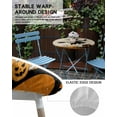 thumbnail image 7 of Round Fitted Tablecloths with Elastic Edge Halloween Black Witch Hat Pumpkin Oil-Proof Waterproof Wipeable Table Cover for Kitchen Dining Party Decor Retro Linen Table Clothes,36" - 44", 7 of 7
