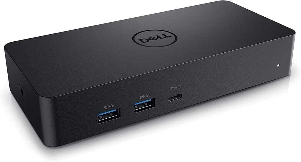 Restored Dell D6000S Universal USB-C Docking Station – Dual 4K Display Support, 130W Power Delivery, HDMI & DisplayPort, USB-C Connectivity (Refurbished)