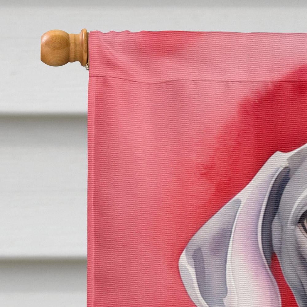 Weimaraner My Valentine House Flag 28 in x 40 in