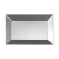 thumbnail image 5 of Smarty 5.5" x 8.5" Silver Rectangle Disposable Plastic Dessert Plates 120ct, 5 of 5