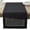 Black, variant on SARO 6300.W16120B 16 x 120 in. Rectangle Classic Hemstitch Border Table Runner  White