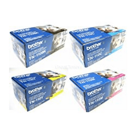 Brother Hl 4070cdw Color - Brother DCP-9040CN, 9045CDN, HL-4040CN, 4040CDN, 4070CDW, MFC-9440CN, 9450CDN, 9840CDW Black, Cyan, Magenta, Yellow Toner Cartridges (TN110BK, TN110C, TN110M, TN110Y)