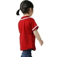 thumbnail image 3 of Hat and Beyond Kids Unisex Baseball Jersey Button Down Athletic Sportswear Uniform, 3 of 6
