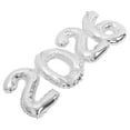 thumbnail image 6 of ELAYARD Silver Aluminum Number Balloon for Stylish Wall Decoration and Event Centerpiece, 6 of 8