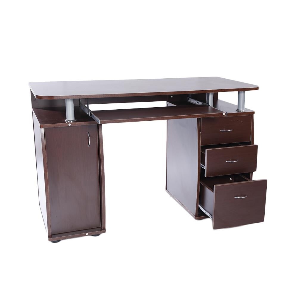 Wood Computer Desk PC Laptop Study Table Workstation Home Office Furniture 