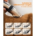 thumbnail image 4 of oneisall Dog Clippers and Paw Trimmer Kit 2 in 1 Low Noise Cordless Dog Clippers for Grooming Pet Hair Trimmers for Small and Large Dogs Cats Animals, 4 of 7