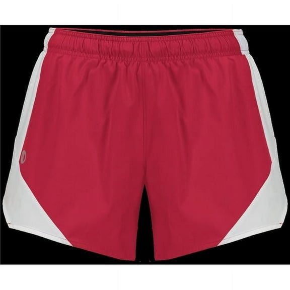 Holloway Sportswear L Womens Olympus Shorts Scarlet/White 229389