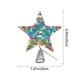 thumbnail image 3 of CaiYueKe 8 x 10 Inch Christmas Tree Topper Iridescent Star with Lights Tree Topper LED Christmas Star Treetop Decoration Xmas Iridescent Decor for Xmas Holiday Party Decorations, 3 of 7