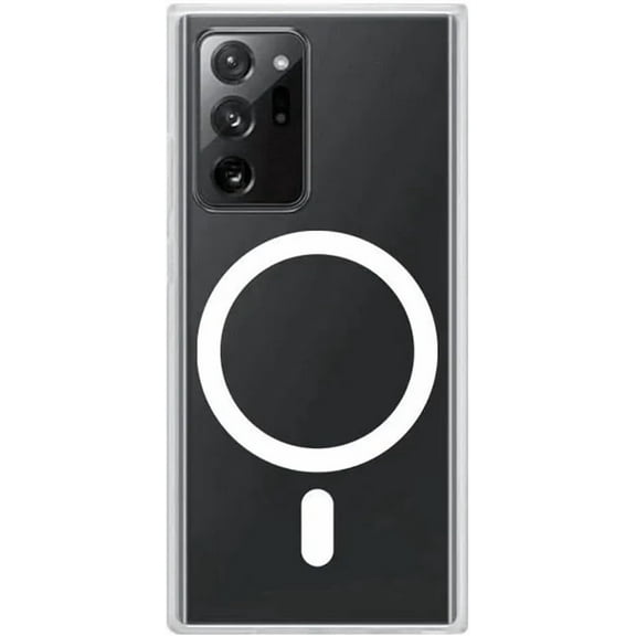 Galaxy Note 20 Ultra Case Magnetic [Support Magsafe Charger] Wireless Anti-Scratch Shockproof Transparent Camera Protection Slim Phone Cover Case for Samsung Galaxy Note 20 Ultra-Clear