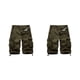 thumbnail image 2 of Qarigey Pantalones cortos de carga Pantalones casuales Traje de hombre Resistencia al desgaste Multiusos Exterior Interior Lavable Moda Verde treinta y cuatro 2Conjunto, 2 of 6