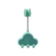 thumbnail image 1 of Advancent Soporte de cabezal de ducha Soporte de baño de plástico autoadhesivo Base de boquilla de baño extraíble sin perforaciones Accesorio Juegos de accesorios de baño Verde claro, 1 of 6