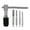 With wrench Four piece set, variant on Zeiwohndc Manual Tapping Tool Professional Tap Wrench For Machining Maintenance Work