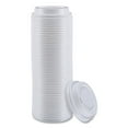 thumbnail image 7 of Boardwalk Hot Cup Lids, Fits 8 oz Hot Cups, White, 50/Sleeve, 20 Sleeves/Carton, 7 of 7