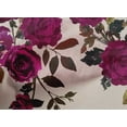 thumbnail image 4 of oneOone Cotton Cambric Magenta Fabric Leaves & Rose Floral Sewing Craft Projects Fabric Prints By Yard 56 Inch Wide, 4 of 4