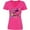 Cyber Pink, variant on Inktastic 100 Days of School Pastel Stars Women's V-Neck T-Shirt