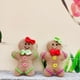 thumbnail image 3 of Decoraciones para árboles de Navidad de 12 cm, adornos de hombre de jengibre de felpa de 6 uds, colgante tradicional de hombre de jengibre de Navidad, con varios lazos kaili Sencillez, 3 of 6