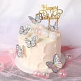 thumbnail image 3 of 10 Uds. Adorno de pastel de bola láser transparente adornos para hornear boda Baby Shower suministros de fiesta de cumpleaños Navidad, 3 of 4