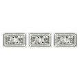 thumbnail image 2 of Destyer Floor Rug Soft Indoor Decor Wide Applications for Kitchen Doorway Bedroom Flower Rectangular 40x60cm 3Set, 2 of 6