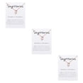 thumbnail image 4 of Collar del zodiaco Qarigey oro rosa Sagitario cadena colgante, 4 of 6