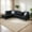 Black, variant on NeoKo Sectional Couch for Living Room Furniture Sets,Black grey linen L Shape sectional Sofa 2 Piece for Apartment, Office, Bedrooms
