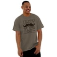 thumbnail image 5 of Happy Father's Day Dad Mustache Men's Graphic T Shirt Tees Brisco Brands 2X, 5 of 6