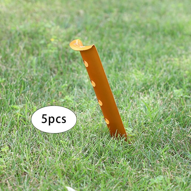Estacas portátiles shamjiam 5 uds Ancla para Camping Amarillo 23cm